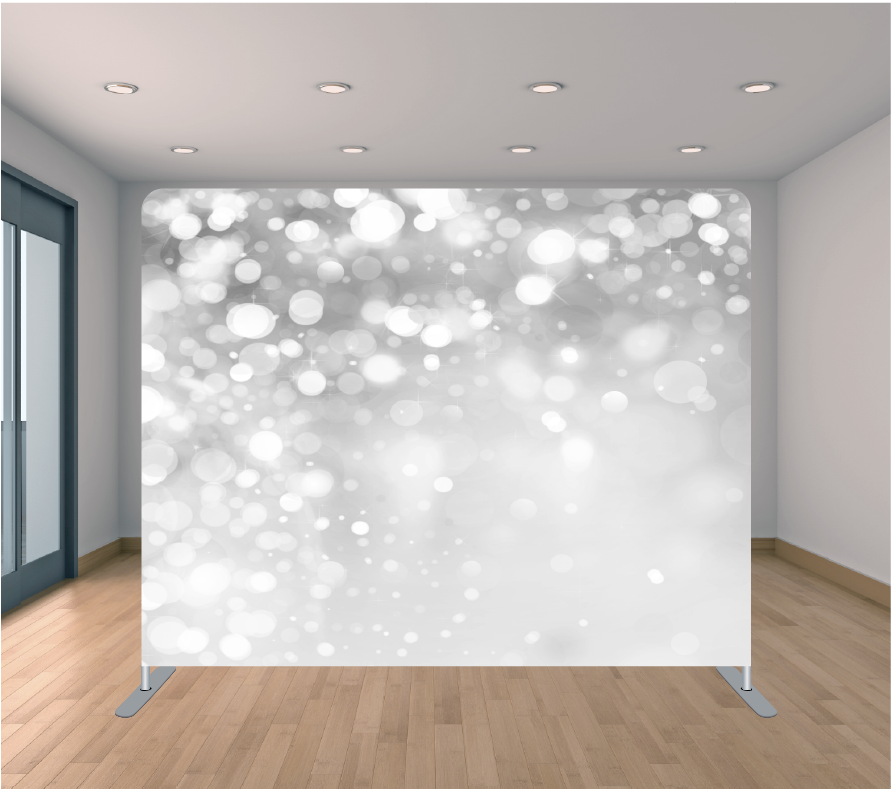 Backdrop mirror - Silver Bokeh – Enklare backdrop (bild 1)