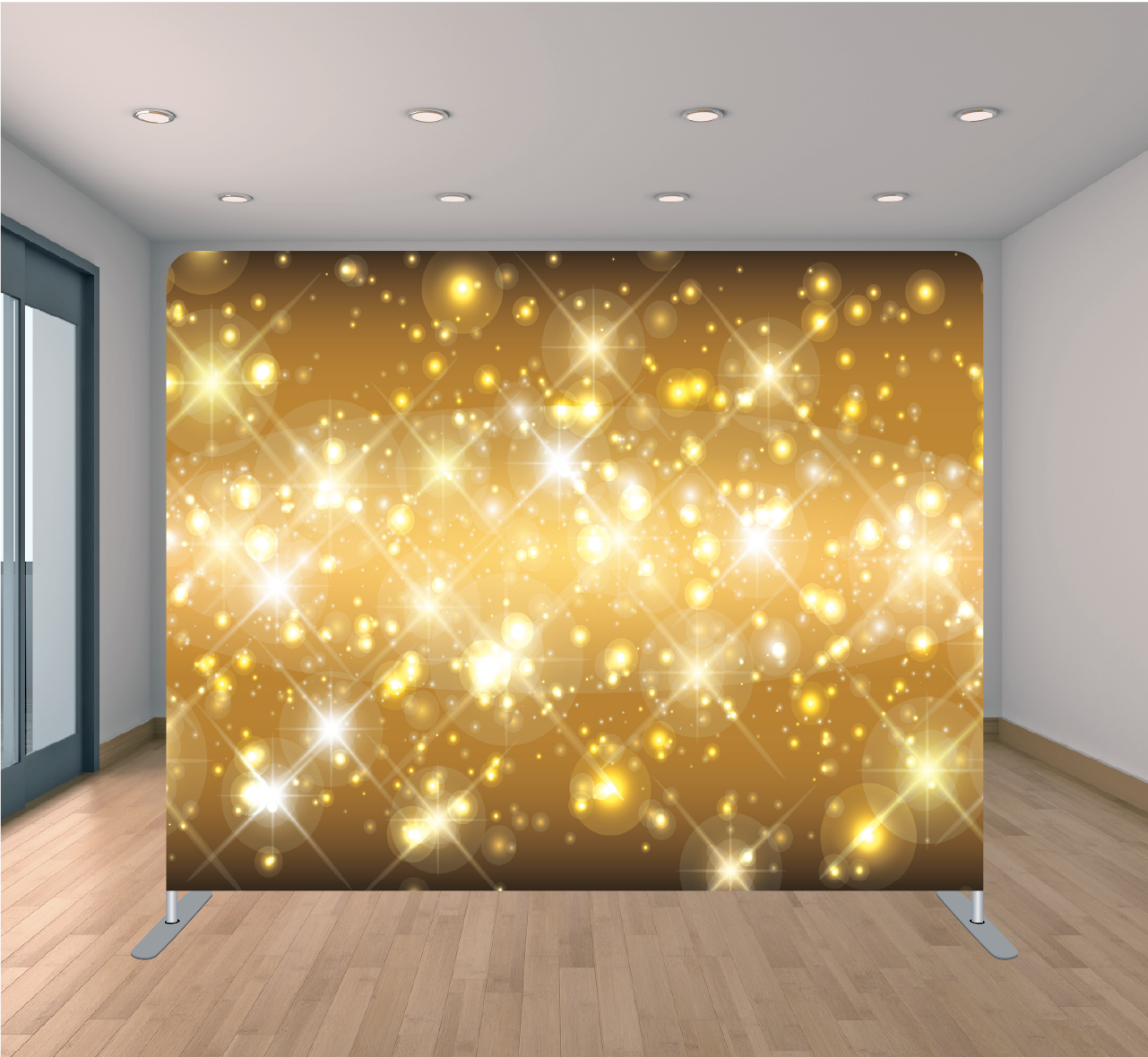 Backdrop mirror - Sparkling Bubbles – Enklare backdrop (bild 1)