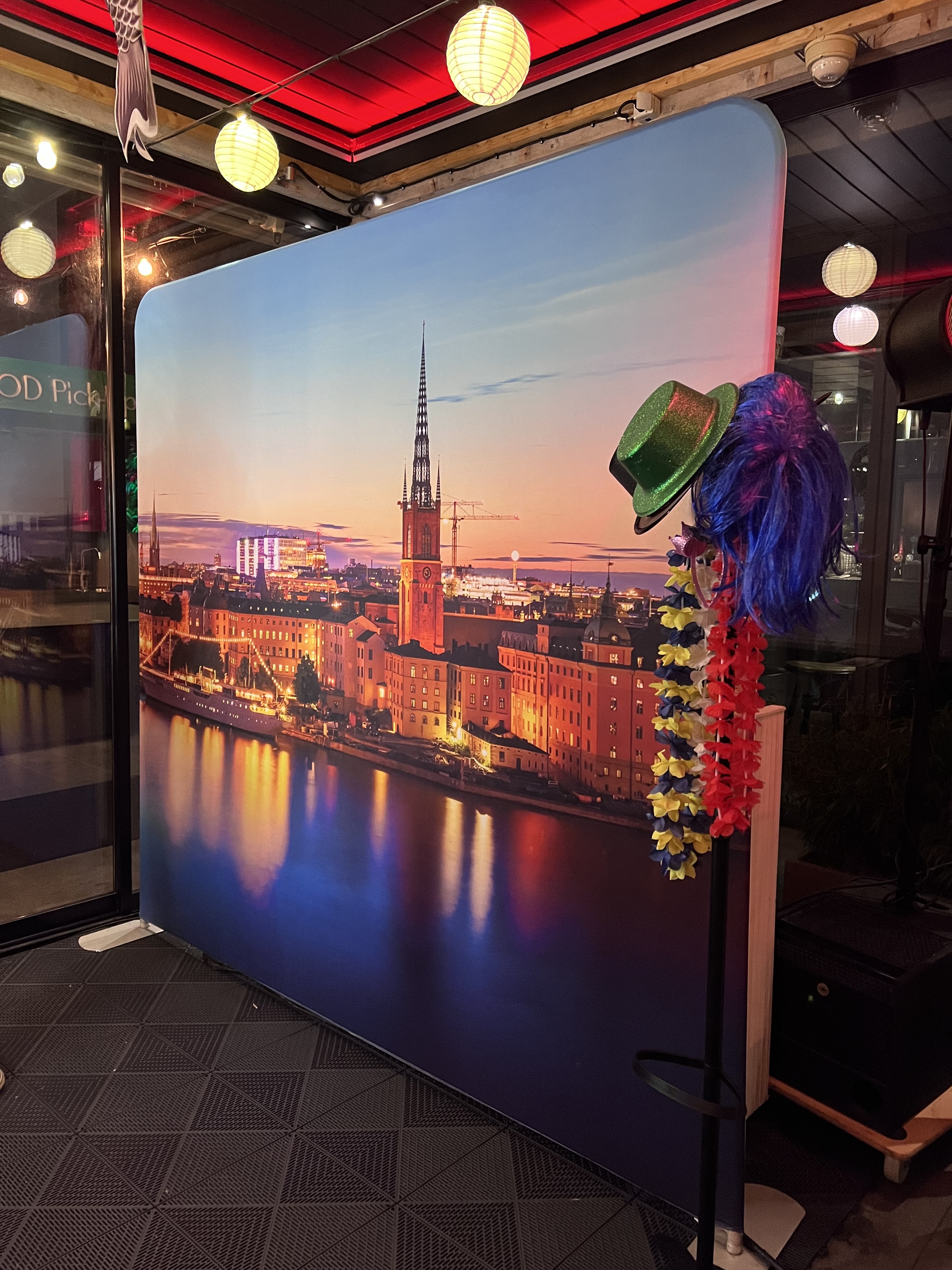 Backdrop mirror - Stockholm – Enklare backdrop (bild 1)