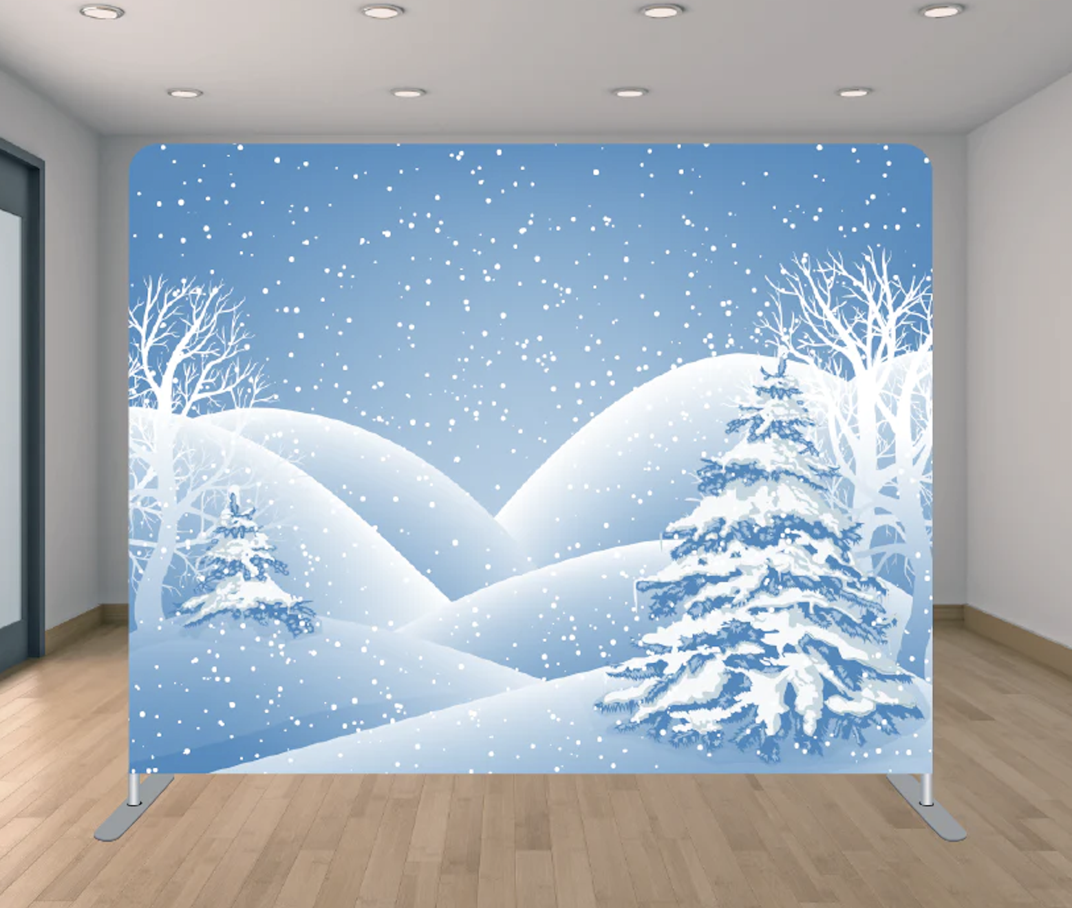 Backdrop mirror - Vinterdag – Enklare backdrop (bild 1)