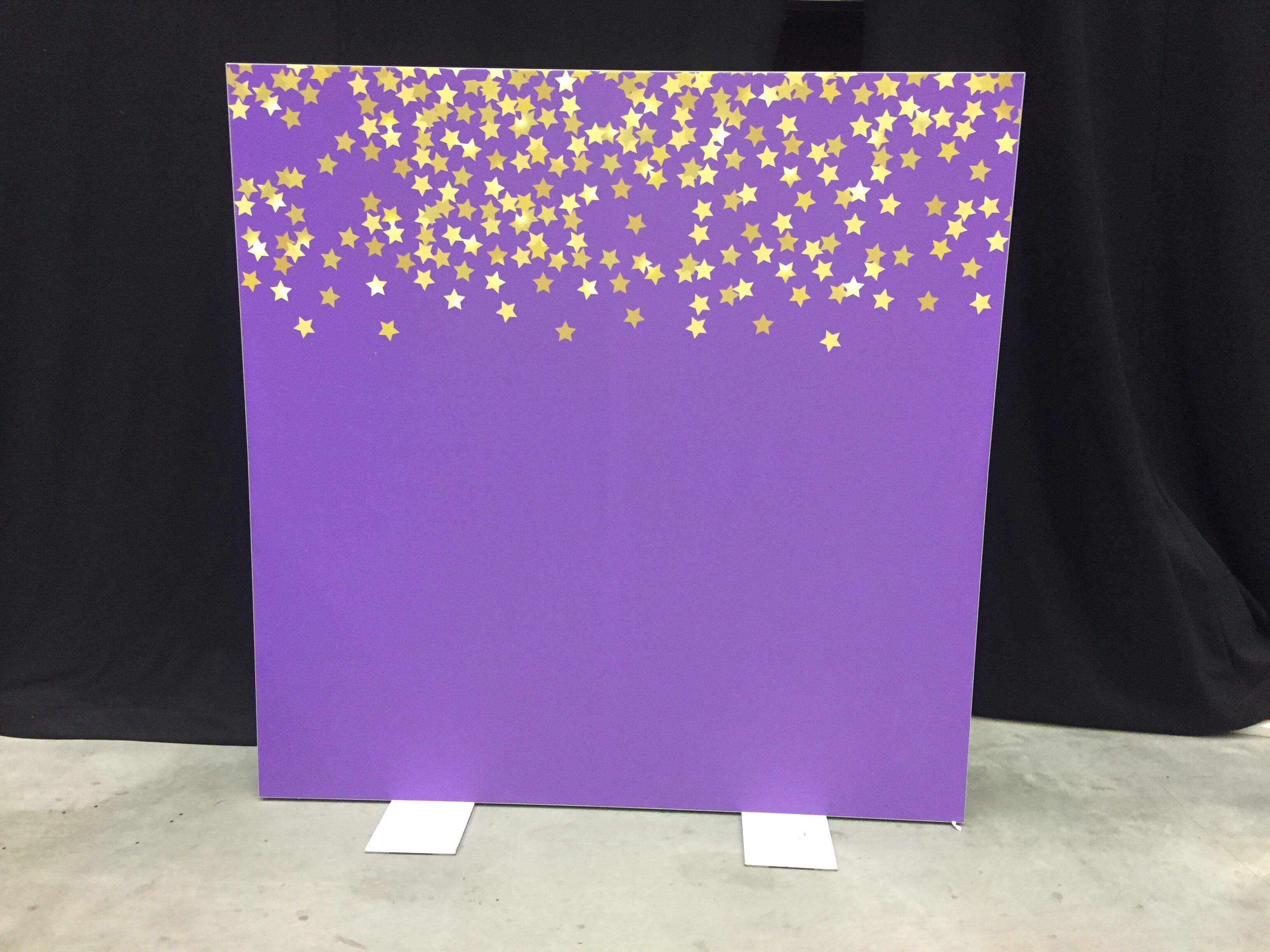 Backdrop Octawall 210 - Purple/stars – Befintliga motiv (bild 2)